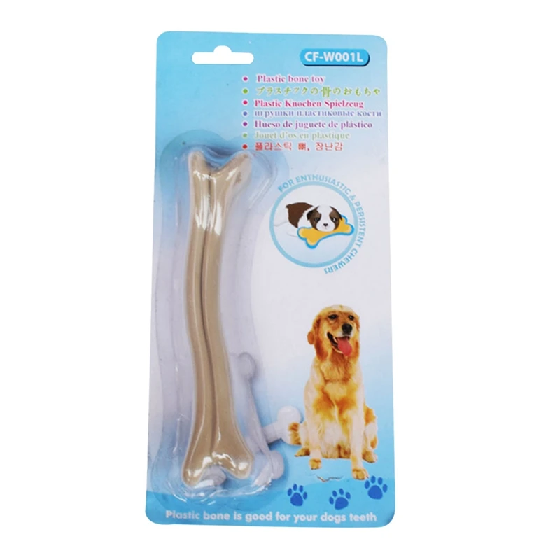 Устойчивая к укусам ПП смола в форме косточки молярная палочка для домашних собак тренировочные принадлежности жевательная игрушка