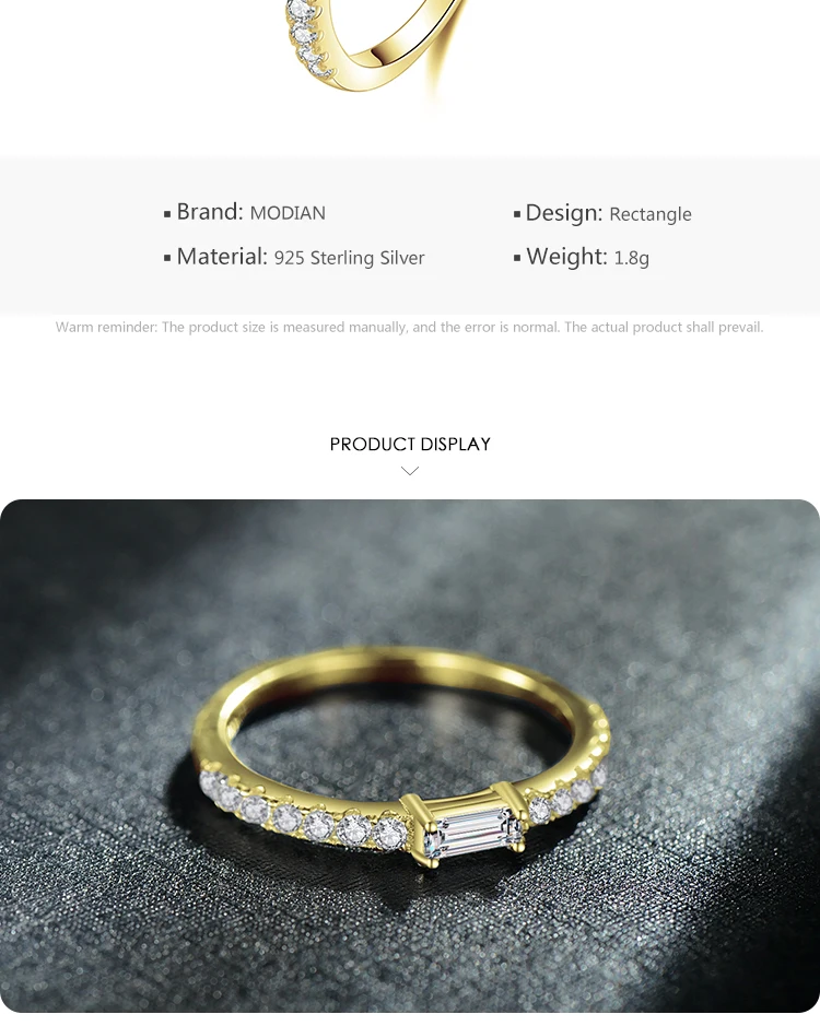 Modian Top Quality 100% Real 925 Sterling Silver Classic Charm AAAAA Zirconia Wedding Finger Rings For Women Fine Jewelry anel Modian Top Quality 100% Real 925 Sterling Silver Classic Charm AAAAA Zirconia Wedding Finger Rings For Women Fine Jewelry anel