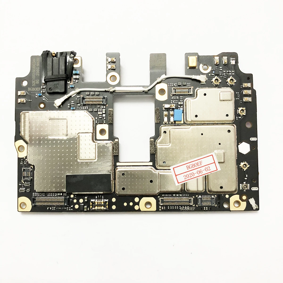 Review BGBOEF For Xiaomi Pocophone Poco F1 Motherboard  Mainboard  Original Global version Work Well Unlocked Main Circuits 6+128GB