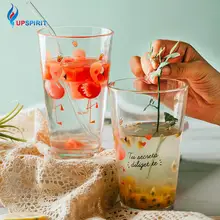 Upspirit 1 шт., 460 мл, стакан с фламинго, чашка для пива, воды, питьевой чашки, кружка для кофе, молока, стакан, креативный подарок, аксессуары для бара, посуда для напитков