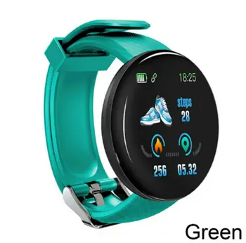 

D18 Bluetooth Smart Watch Heart Rate Blood Pressure Fitness Tracker IP67 Waterproof Smartwatch Wristband For Android IOS Watch