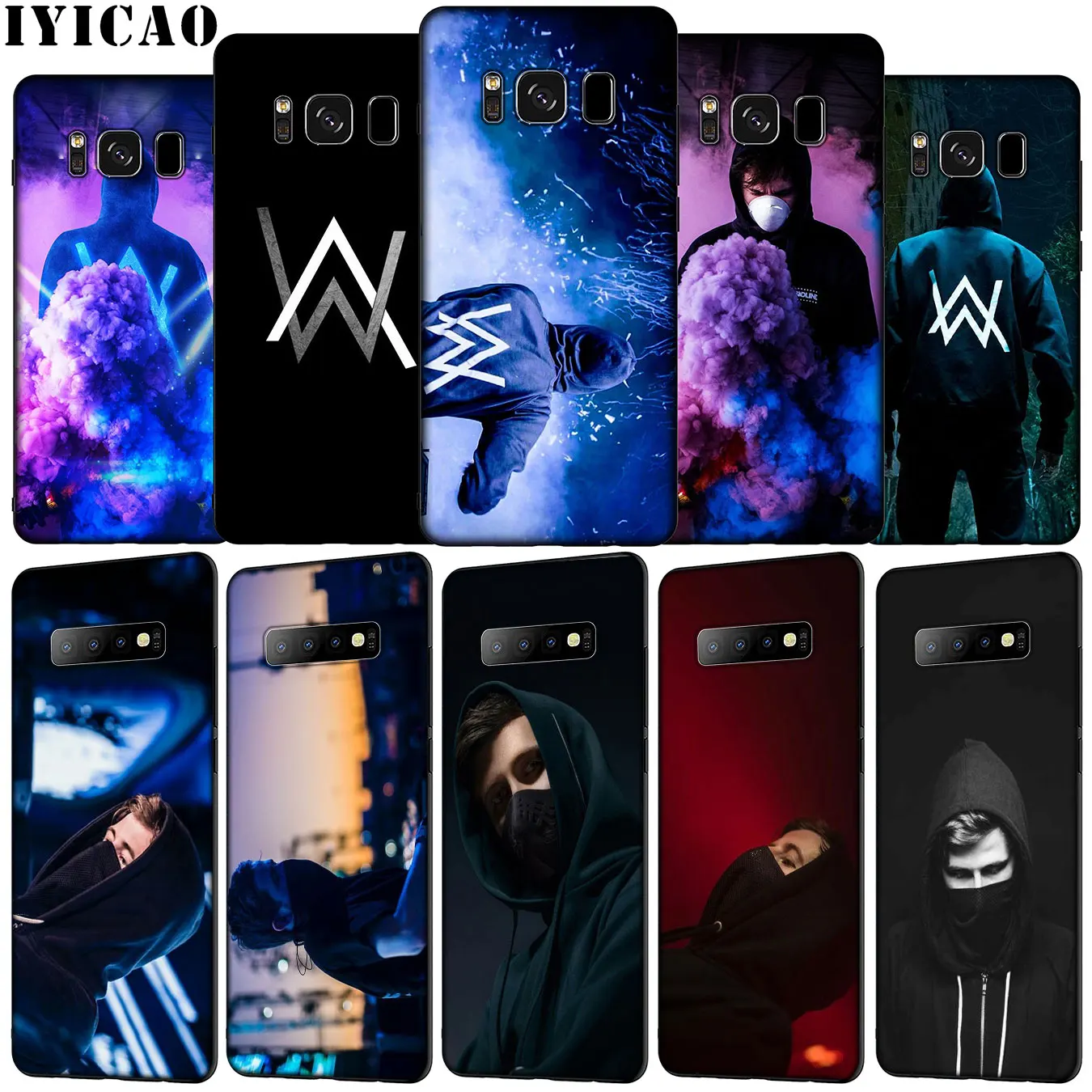 Мягкий силиконовый чехол IYICAO Alan Walker DJ для Samsung Galaxy S20 Ultra S10e S9 S8 Plus S6 S7 Edge S10 Lite |