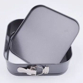 

3Pcs/Set Square Shape Cake Tins Mold Non Stick Baking Bake Trays Pan Kitchen, Dining & Bar