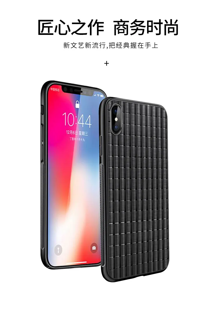 Модный чехол для телефона iPhone XS Max, мягкий резиновый силиконовый защитный чехол для iPhone X/XS/XR, дизайн с вырезами