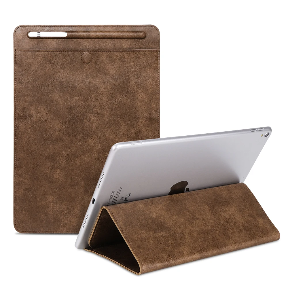 brown SDYGHHT подходит для iPad Pro 11 чехол противоударный планшет подкладка рукав карман для нового iPad Pro 11 дюймов крышка выпуска - Цвет: brown