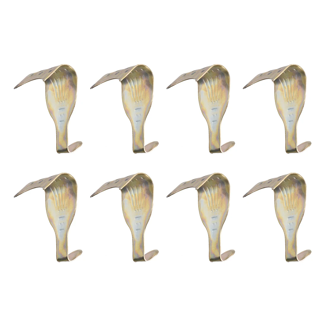 

uxcell Solid Moulding Picture Hooks Hangers Rail Hanging Hook Color Zinc-plated 52mmx34mm Bronze 8pcs