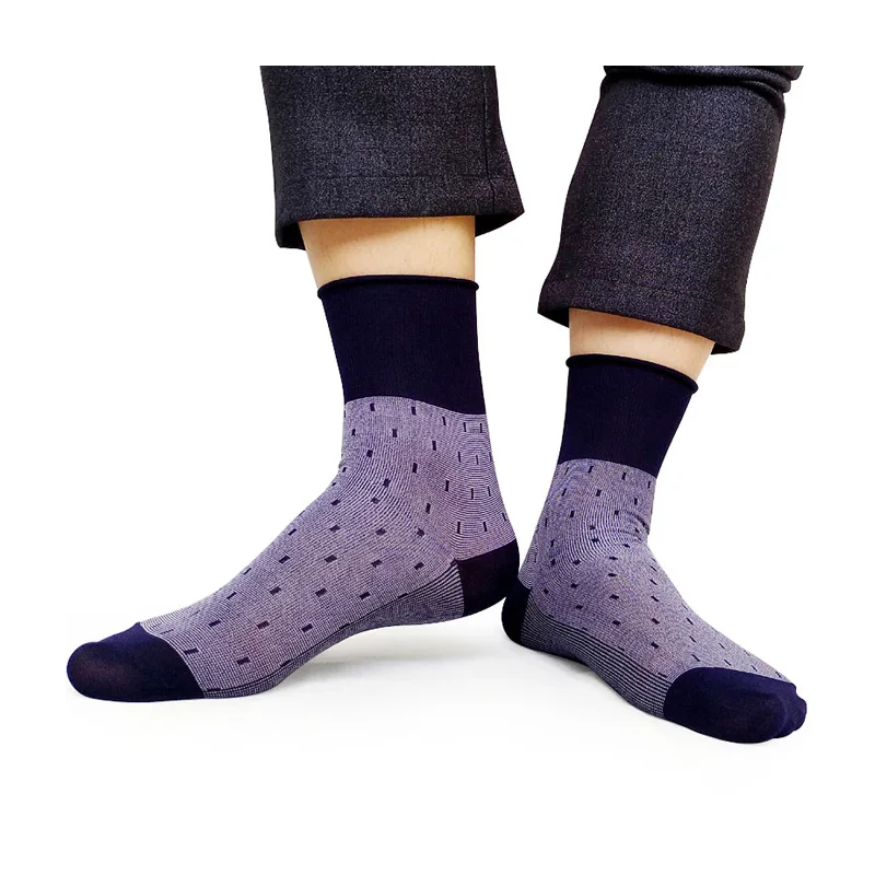 

Formal Dress Socks for Mens Business Gift Wedding Sexy Socks Jacquard Best Quality Brand Male Long Sock Soft Breathable