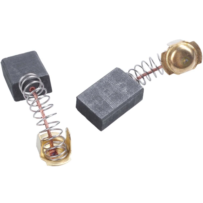 10 Pcs 17×13×7mm Power Tool Motor Carbon Brush 999038 for Hitachi Black+gold+silver