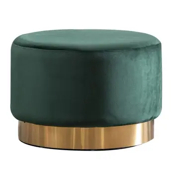 

Nordic round stool simple designer creative personality sofa stool low stool fashion fabric makeup stool