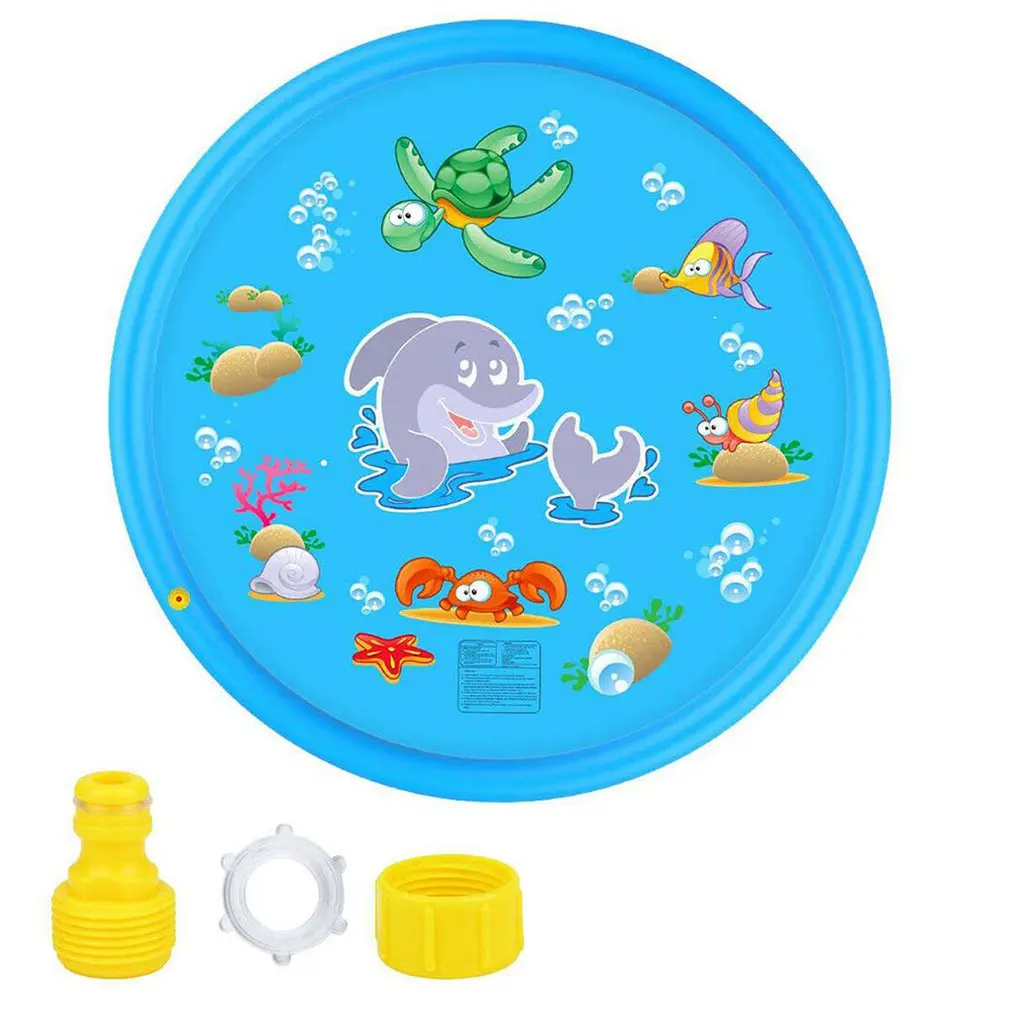 

Summer Kids Outdoor Water Game Mat Activity Toddlers Baby Pool Baby Swimming Pool Spray Mat Play Mat Sprinkler Kids Toy
