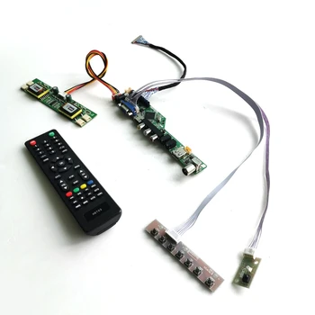 

For LTM150XH-L01/L03 4CCFL LVDS 20Pin Inverter+Remote+keyboard LCD display panel T.V56 drive card board HDMI VGA AV USB DIY kit