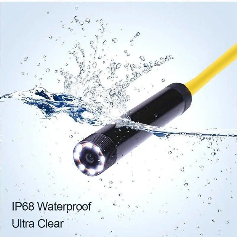 5 м wifi эндоскоп камера Мини водонепроницаемая полужесткая проверка кабеля камера 8 мм USB эндоскоп бороскоп IOS эндоскоп для Iphone