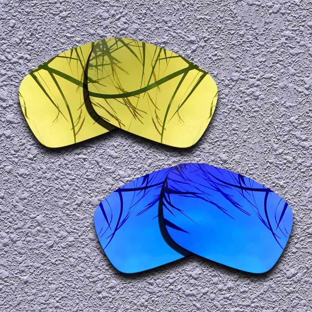 Golden-Purple 2 пары поляризованных сменных линз для солнцезащитных очков Oakley Holbrook-несколько вариантов - Цвет линз: Golden-Purple