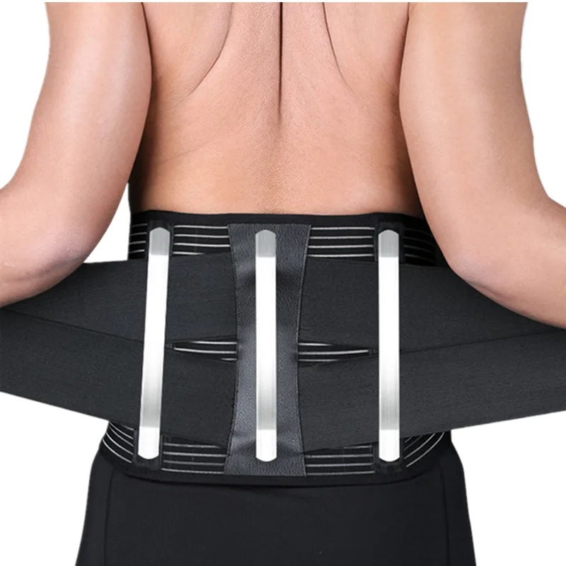 Weight Lifting Lumbar Lower Back Support Belt Brace Pain Power Gym Training H 