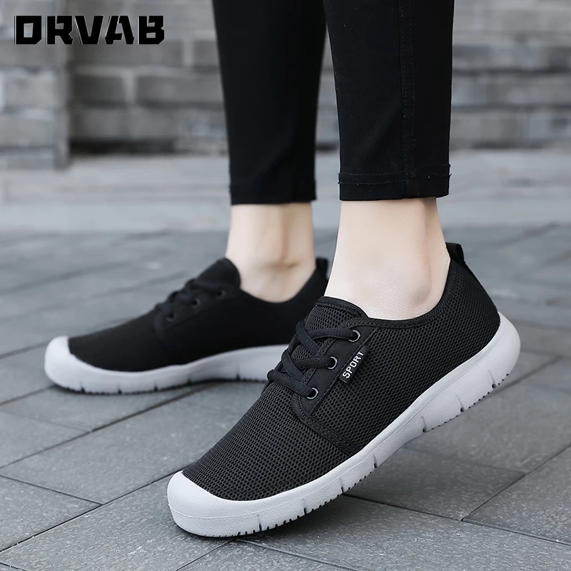

Sneakers Women Breathable Mesh Summer Women Casual Shoes Soft Comfortable Walking Shoes Woman Lightweight Black Movement Shoes