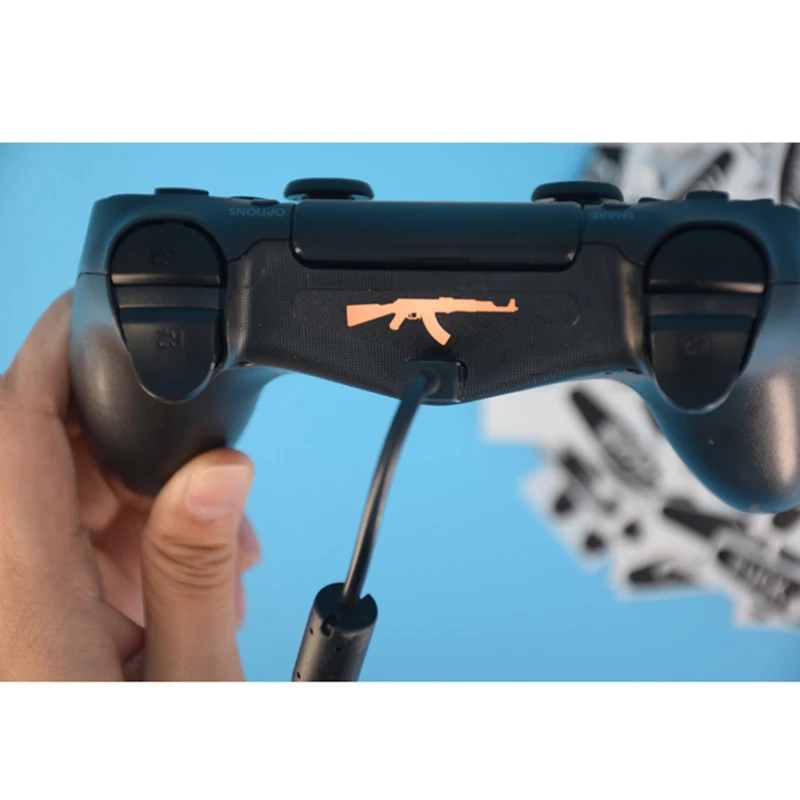 10 шт./лот, игровой светильник, виниловая светодиодная наклейка s для sony Playstation 4 Dualshock 4 PS4, контроллер, светильник, защитная наклейка