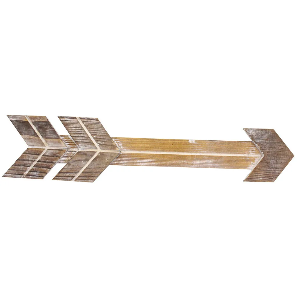 2 styles Rustic Wood Arrow Sign Decor Wall Art Arrow Crafts Give Directions Farmhouse Wall Mount Decoration For Home Decoration