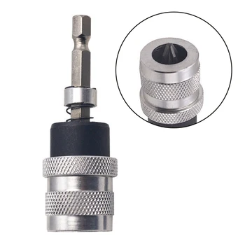 

Power Tool Aluminum Alloy Electric Screwdriver Telescopic 1pc Bit Extension Rod