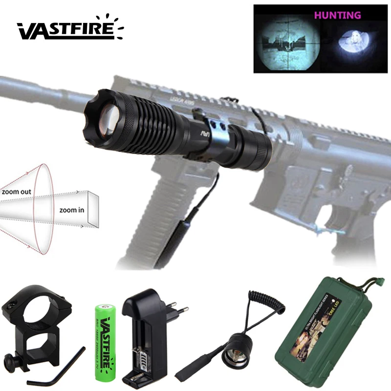 US $14.49 10w IR 940nm Flashlight Tactical LED Night Vision Zoomable Infrared Radiation Focus Gun Lamp Hunting Torch18650 BatteryCharger