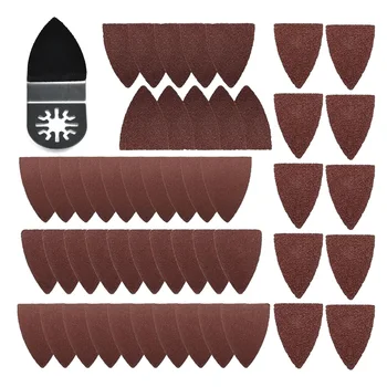 

Home Sanding paper Tools Kitchen Cutting Replacement Household 51pcs Pads Kit