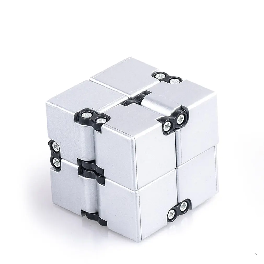 

High Texture Infinity Cube Anti stress Magic Cube Aluminum alloy Professional Competition Speed Puzzle Adult decompression Toys