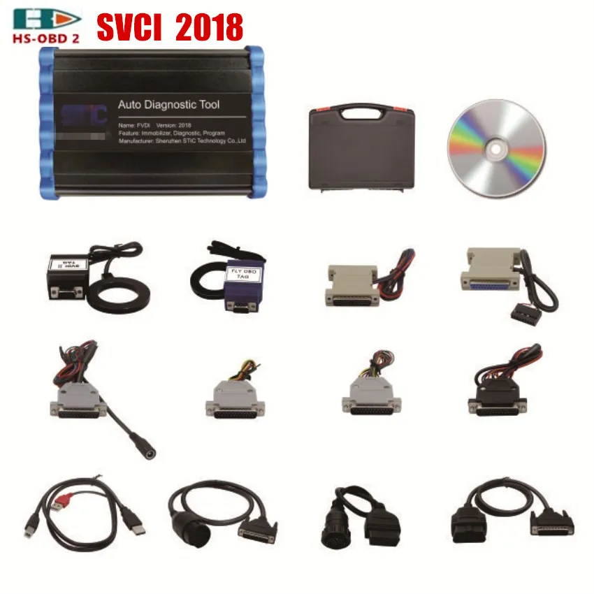 

Newest SVCI v2018 covers all functions of SVCI2014, SVCI2015, SVCI2016,and covers most functions of VVDI2.Support key programmer