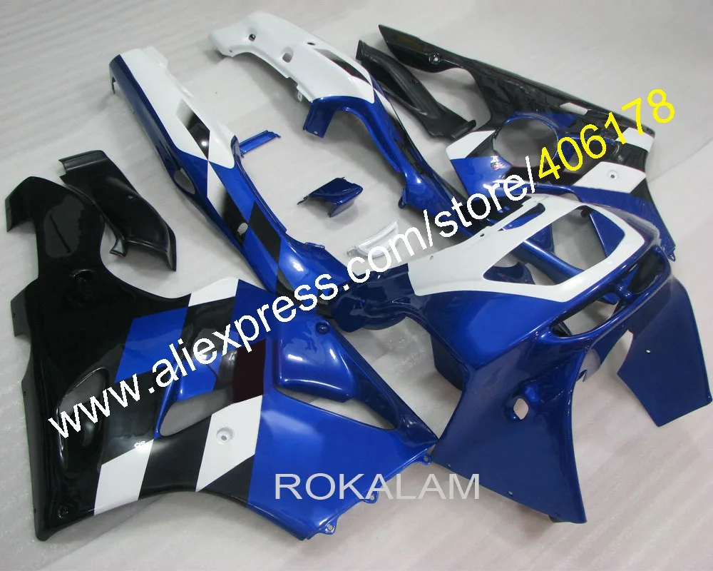 Обтекатели ZX6R 1997 для Kawasaki Ninja ZX 6R синий белый 94 95 96 97 Φ 1994 1995 1996 комплект
