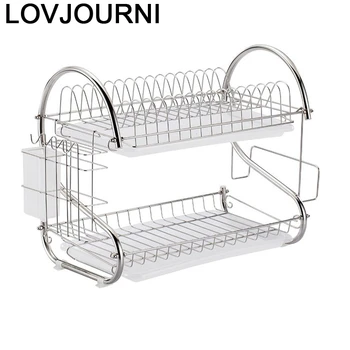 

Etagere Afdruiprek Nevera De Drying Supplies Egouttoir Vaisselle Dish Cozinha Organizador Cocina Kitchen Storage Rack Holder