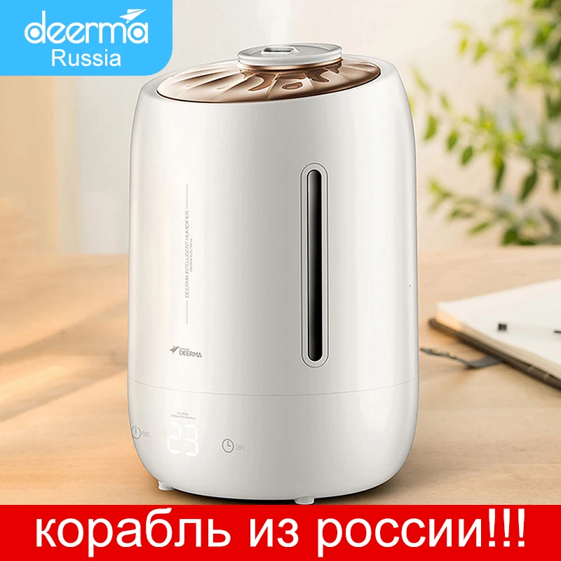 

New Xiaomi Deerma Household Air Humidifier Air Purifying Mist Maker Timing With Intelligent Touch Screen Adjustable Fog Quantity