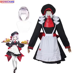Anime Genshin Impact Noelle Clerk Uniform Maid Dress Cosplay Costume Halloween Women Clothes