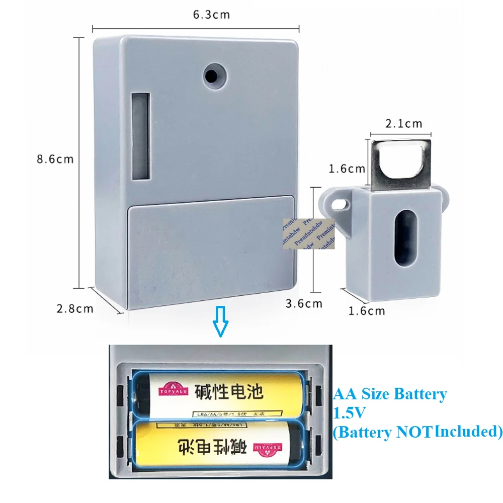 RFID Electronic Hidden Cabinet Lock DIY Free Opening Intelligent Sensor Closet Wardrobe Shoe Drawer Cupboard Pantry
