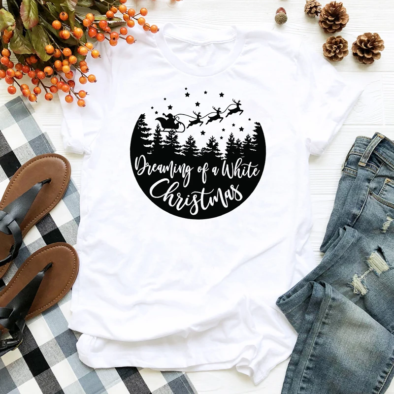 Унисекс смешной Рождественский подарок печать мода для мужчин и женщин Санта