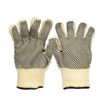 

Double side bead anti scalding heat resistant gloves thickened wear resistant heat insulation gloves stuffy