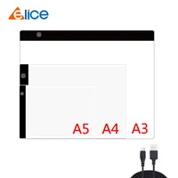 Elice A3 A4 A5 Tablet graficzny diamentowa tabliczka do rysowania/malowania USB Art Copy Pad pisanie szkicowanie Wacom Tracing podświetlana podkładka led 1