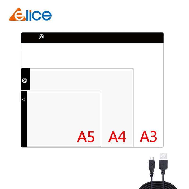 Планшет Elice A3 A4 A5 для рисования доска алмазной живописи USB планшет копирования