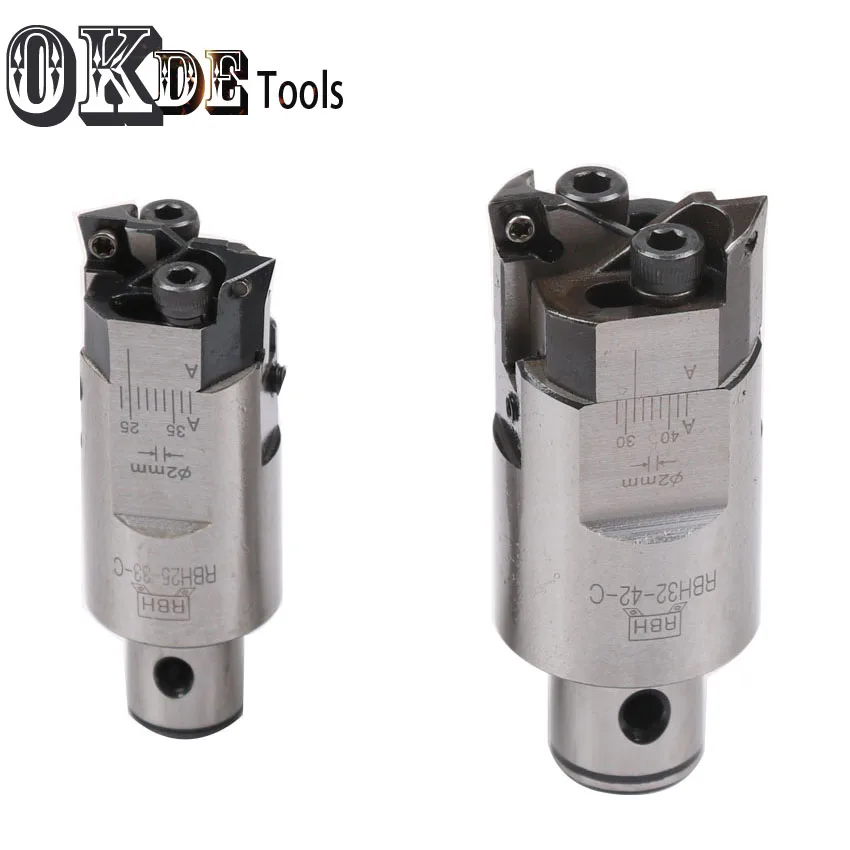 High precision high-accuracy RBH Twin bit RBH 52-70mm Twin-bit Rough Boring Head CCMT090304 used for deep holes boring tool New