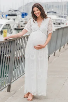 

Sexy V-neck maternity dresses for pregnant moms dresses for women's dresses shooting costumes