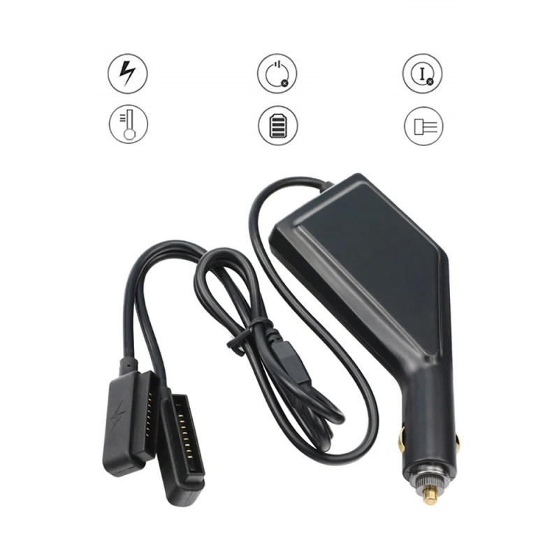 Автомобильное зарядное устройство 3 в 1 USB интерфейс Автомобильное зарядное устройство для камеры DJI Mavic Pro устройство дистанционного управления на батарейках