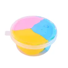 Bricolage coloré moelleux Slime spongieux Poopsie Slime Surprise Squishi Slime fournitures mastic argile douce sable Fidget pâte à modeler polymère(China)