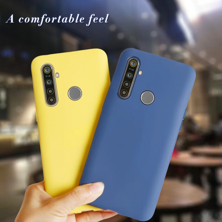 Sleek Matte Soft TPU Silicone Phone Case - Candy Finish, Shock-Absorbent Bumper Design