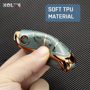 Nuovo TPU Car Flip Key Case Cover Shell Fob per Citroen C1 C2 C3 C4 C5 XSARA PICA per Peugeot 306 407 807 per DS DS3 DS4 DS5 DS6 - Nuovo TPU Car Flip Key Case Cover Shell Fob per Citroen C1 C2 C3 C4