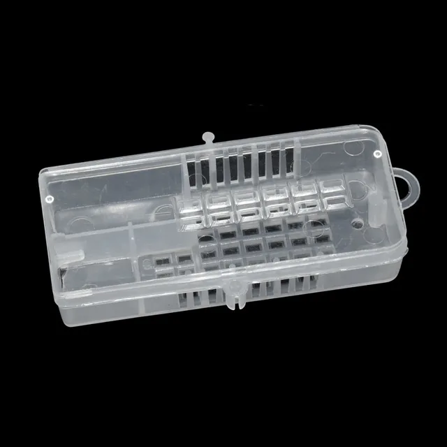 5 Pcs Méhészeti Eszközök Push-Pull Méh Ketrec Átlátszó Színű Műanyag Király Queen Tenyésztő Fogoly King Menekülési Doboz - Image 4