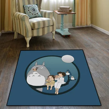 

Cartoon Gift Studio Ghibli My Neighbor TOTORO Captain Door mat Rug Carpet Floor Bedroom Doormat Non-Slip Mat