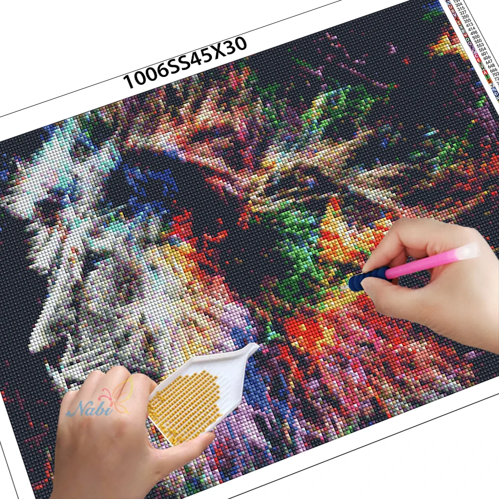 Full Square/Round Drill Diamond Painting Colors Lion 5D DIY Diamond Embroidery Animal Mosaic Picture Wall Art Decor Gift diamond painting diamond painting accessories