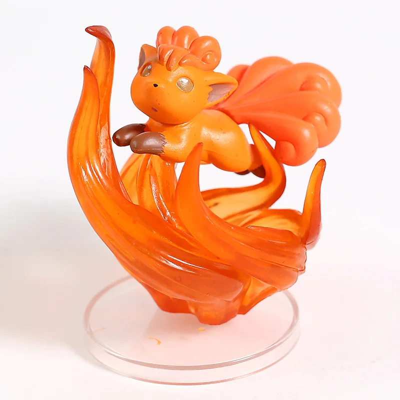 6 шт./компл. милые фигурки Eevee Jolteon Flareon сцена мастерства статуи фигурки игрушки подарки для детей Коллекция Модель украшения