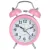 3 inch Twin Bell Alarm Clock Metal Frame 3D Dial with Backlight Night Light Desk Table Clock for Home Office 7