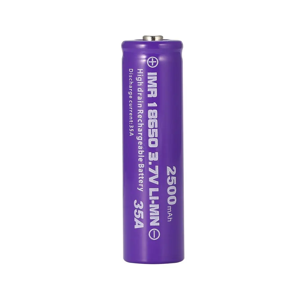 

18650 Li-Ion 2500Mah Large Capacity 3.7V Rechargeable Battery For Led Torch Flashlights Blue New Torch Batteries