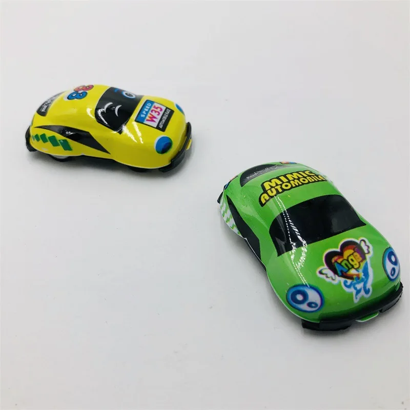 Мультяшная цветная игрушка для автомобиля, игрушка для мальчика, подарок, креативный маленький подарок, мини-модель автомобиля