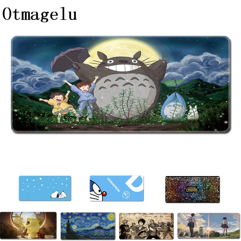 

Anime MousePad Locking Edge Speed Game Gamer gaming Mouse pad Anti-slip Natural Rubber Soft CSGO Dota 2 Laptop Notebook mat