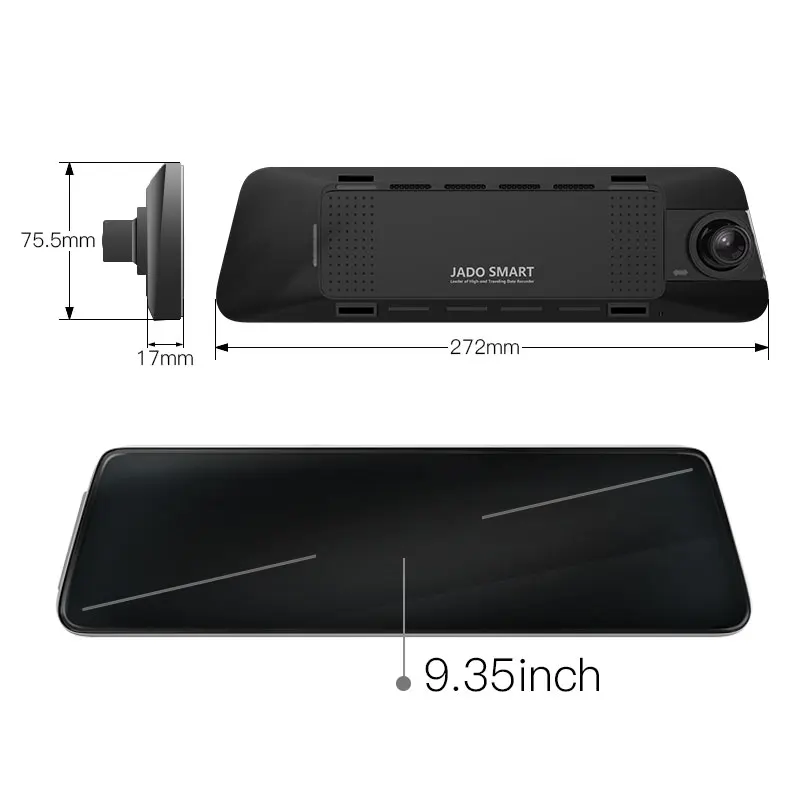 Tefanball автомобильный рекордер Dvr Pro Stream зеркало заднего вида Автомобильный регистратор Dvr видеорегистратор камера 24 часа камеры наблюдения
